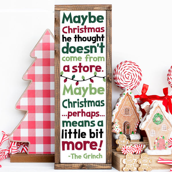 Grinch Quote with FRAME