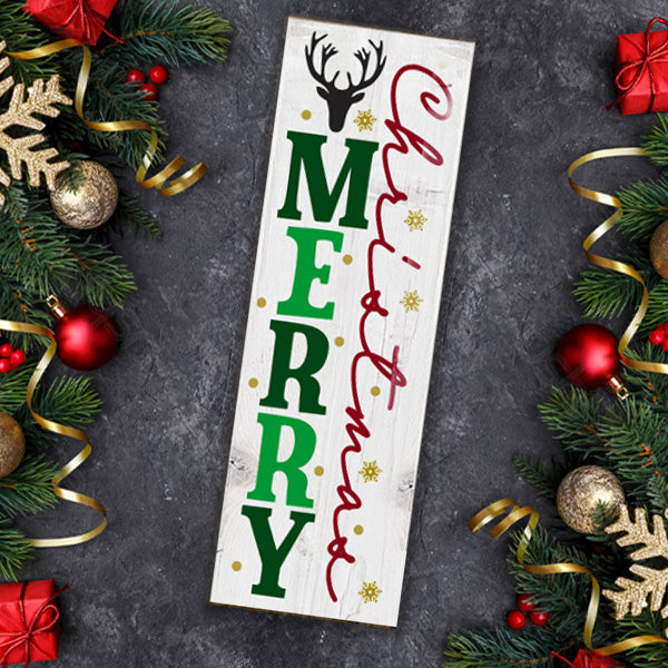 MERRY CHRISTMAS WITH DEER