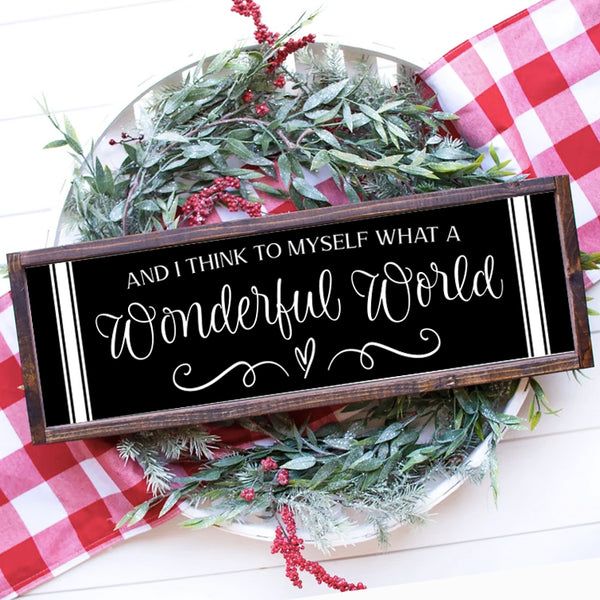Wonderful World with FRAME