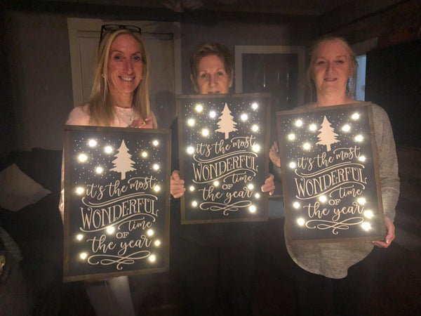 It's the Most Wonderful time of the Year Sign ••WITH LIGHTS••
