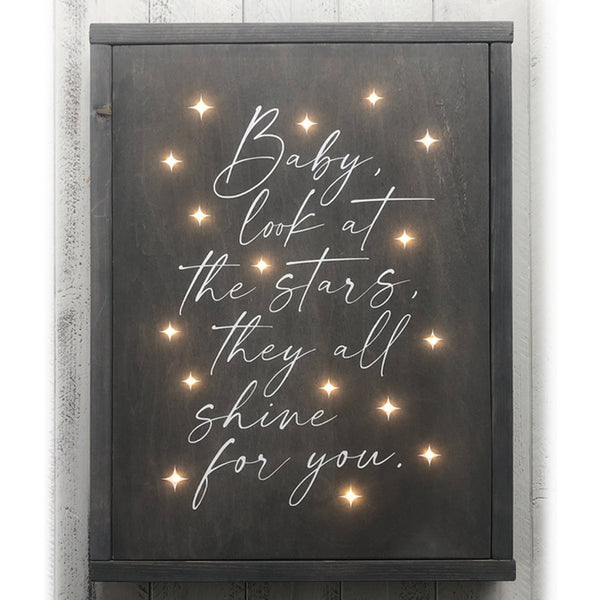 BABY LOOK AT THE STARS ••WITH LIGHTS••