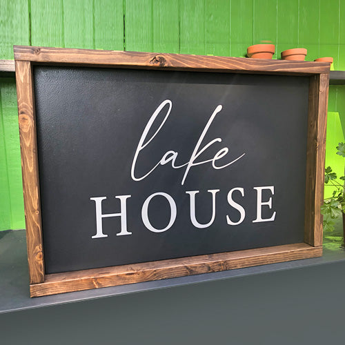 Lake House Sign