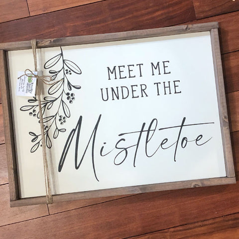 Meet me under the mistletoe